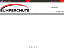 Tablet Screenshot of bumperchute.com